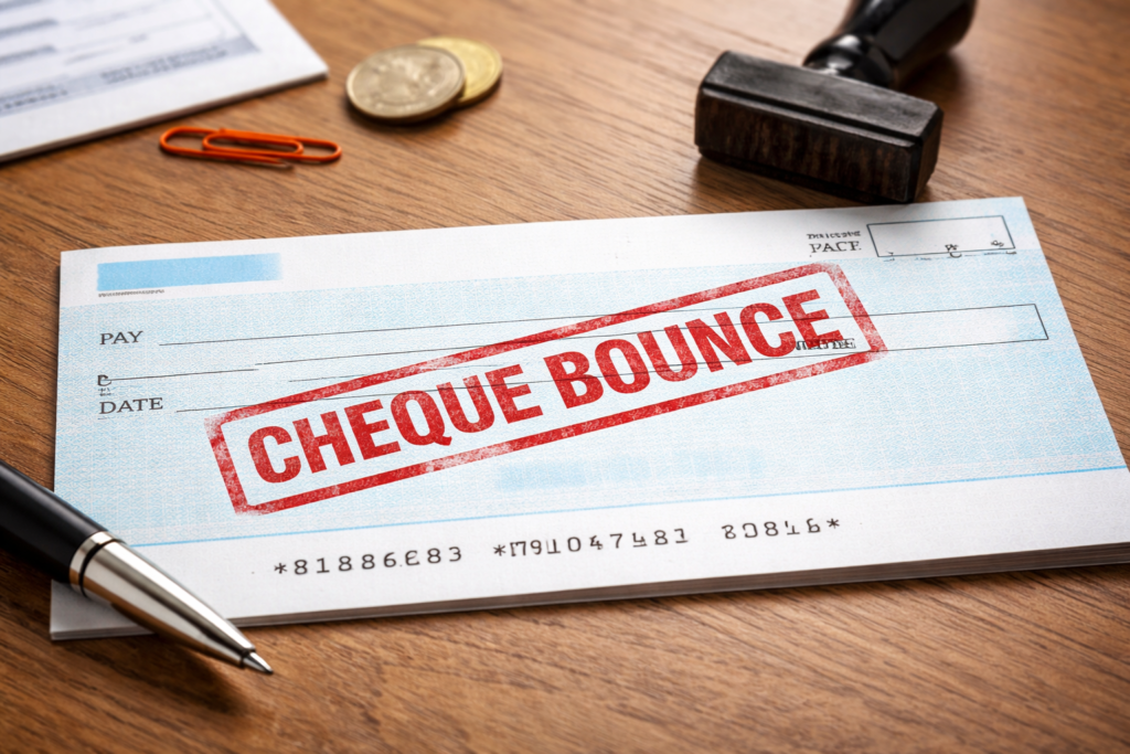 Cheque Bounce in India: Legal Action, Penalties & Complete Process Guide