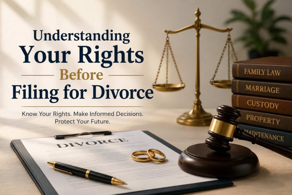 Understanding Your Rights Before Filing for Divorce - Shape Legal
