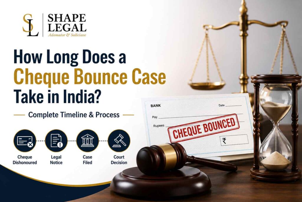 cheque bounce case timeline