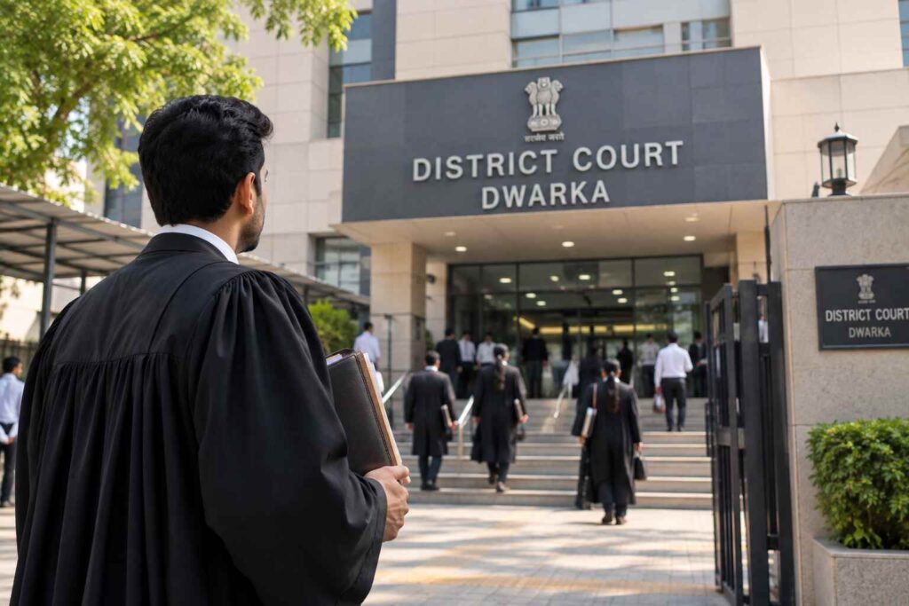 Lawyer in Dwarka Court